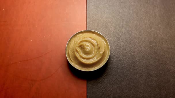 Time Lapse Stop Motion Shelled Unshelled Peanuts Peanut Butter Two — Αρχείο Βίντεο