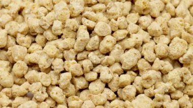 Dokulu Soya Proteini Parçacıkları stüdyo görüntüsü izole edildi.