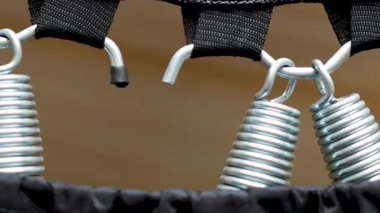 Heavy-Duty Springs ve Hooks Spor Salonu Trambolininde Döner, HD video