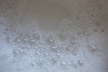 Köpüklü beyaz su. Beyaz köpük. Köpüklü su. Beyaz arkaplan