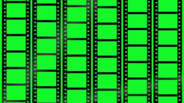 yeşil ekranda animasyon film şeritleri