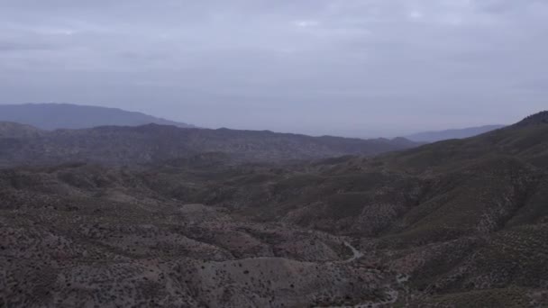 Tabernas Έρημο Στην Αλμερία Στα Νότια Της Ισπανίας Είναι Μια — Αρχείο Βίντεο