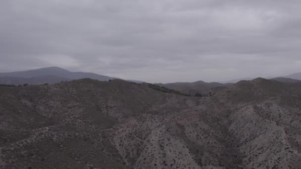 Desierto Tabernas Almería Sur España Una Zona Montañosa Semiárida Con — Vídeos de Stock