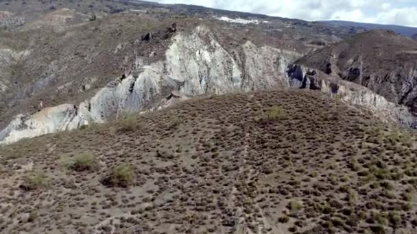 Luchtfoto Van Een Steil Gebied Het Zuiden Van Spanje Zijn — Stockvideo