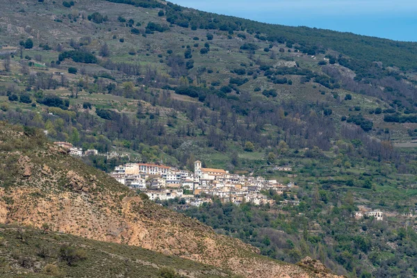 Häuser Und Kirche Der Stadt Mecina Bombaron Süden Granadas Gibt — Stockfoto