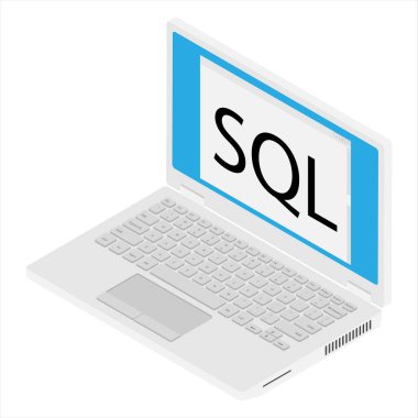 Vektör dizüstü bilgisayar kodlama kavramı. Web geliştiricisi, tasarım, programlama. Laptop ekran kodu