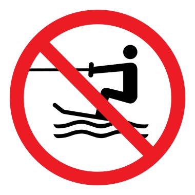 Yasaklama uyarısı, beyaz arka planda çekici kullanılmamış. Vektör simgesi, etiket, etiket