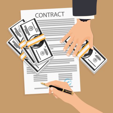 İş dünyasının yasadışı parasında sahtekarlık yapan işadamı, iş adamlarına yatırım, rüşvet ve yolsuzluk anlaşmasını başarılı kılmak için zarf içinde rüşvet alıyor.