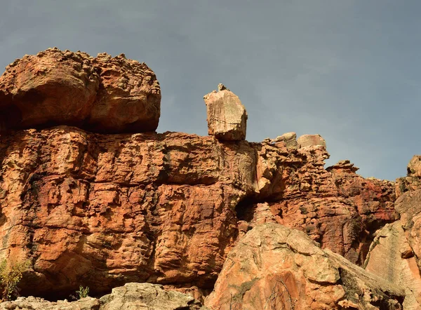 Esculturas Piedra Arenisca Roja Cederberg Cabo Occidental Sudáfrica — Foto de Stock