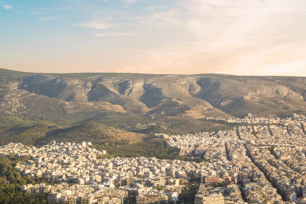 Hermosa Vista Del Paisaje Atenas Grecia — Foto de Stock