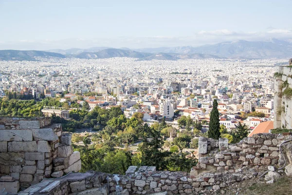 希腊雅典Areopagus山美丽的景色 — 图库照片