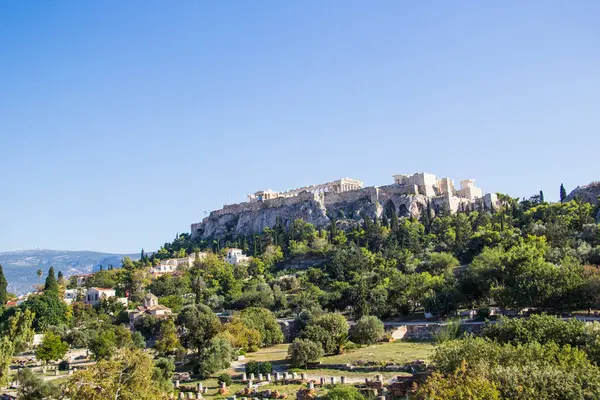 Bela Vista Acrópole Erechtheion Atenas Grécia — Fotografia de Stock