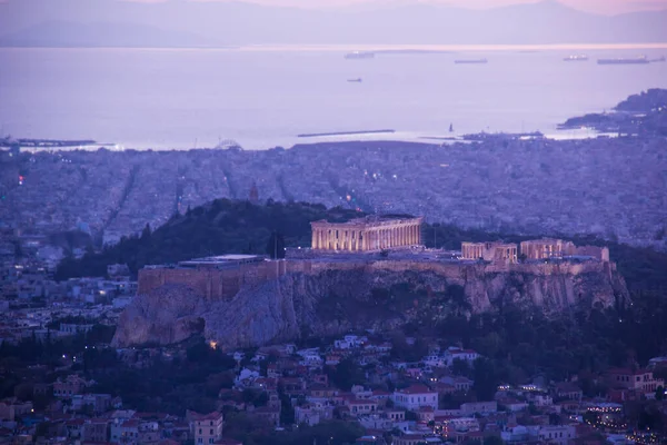 stock image Beautiful view of the Acropolis in Athens, Greece