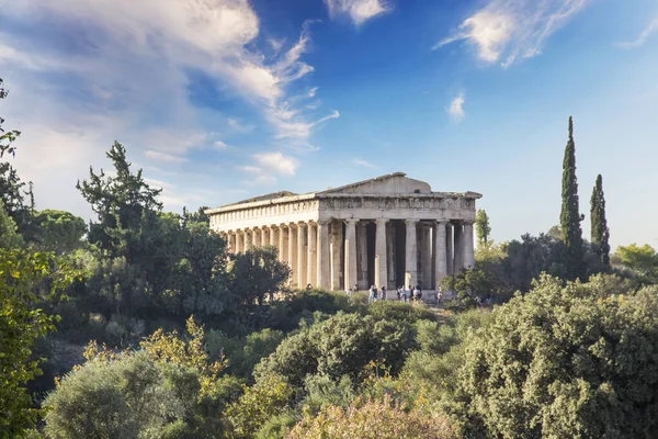 Ναός Του Ηφαίστου Στην Αθηνά Αρχεγέτης Βρίσκεται Στη Δυτική Πλευρά — Φωτογραφία Αρχείου