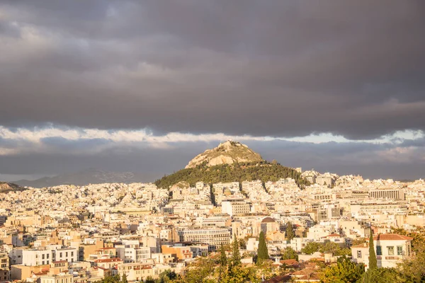 Schöne Aussicht Auf Die Landschaft Von Athen Griechenland — Stockfoto