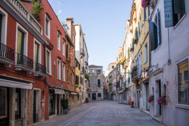 Beautiful view of the streets of Venice, Italy