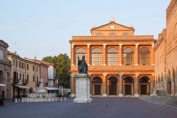 Piękny Widok Piazza Cavour Rimini Włochy — Zdjęcie stockowe