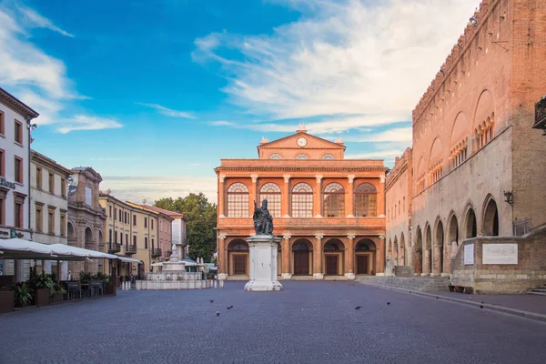 Όμορφη Θέα Της Piazza Cavour Στο Ρίμινι Ιταλία — Φωτογραφία Αρχείου