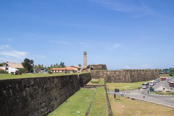 Pemandangan Indah Dari Menara Terkenal Fort Galle Sri Lanka Pada — Stok Foto