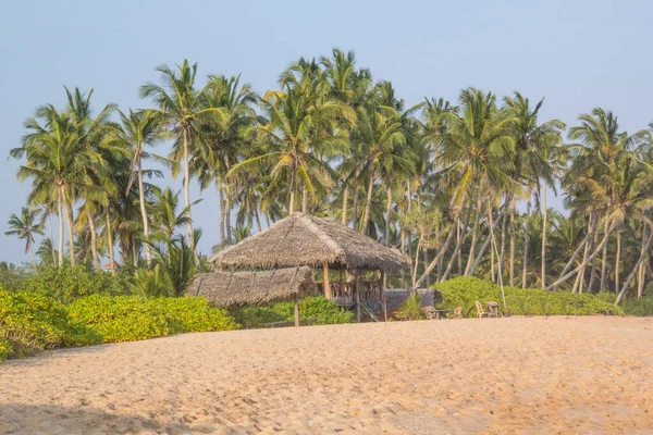 Hermosa Vista Playa Tropical Sri Lanka Día Soleado — Foto de Stock