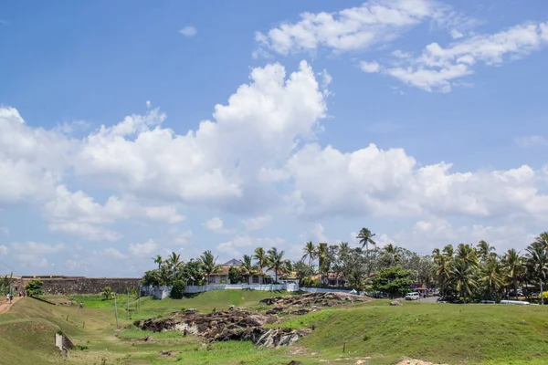 Hermosa Vista Edificios Famosos Fort Galle Sri Lanka Día Soleado —  Fotos de Stock
