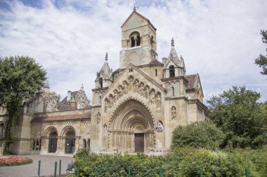 Macaristan, Budapeşte 'deki Vaidahunyad Kalesi' nin güzel manzarası