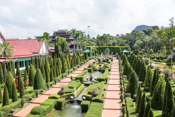 stock image Beautiful view of Nong Nooch Tropical Park, in Pattaya, Thailand