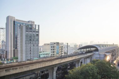 Bangkok, Tayland gökdelenlerin güzel manzara