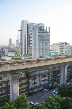 Bangkok, Tayland gökdelenlerin güzel manzara