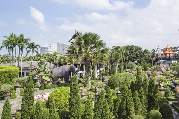 stock image Beautiful view of Nong Nooch Tropical Park, in Pattaya, Thailand