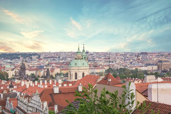 Güzel manzarasına Hradcany, Prag'ın tarihi İlçesi, Çek Cumhuriyeti