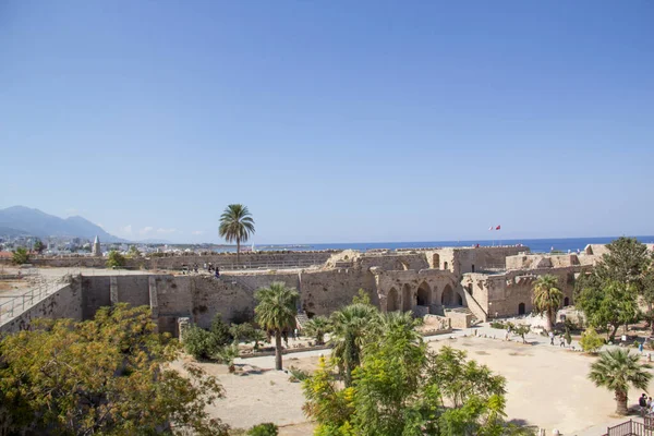 Kuzey Kıbrıs Famagusta Kentindeki Tarihi Binaların Manzarası Güzelmiş — Stok fotoğraf