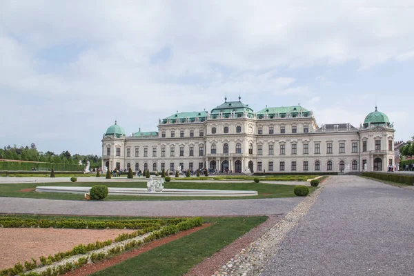 Krásný Výhled Palác Belvedere Vídni Rakousko — Stock fotografie