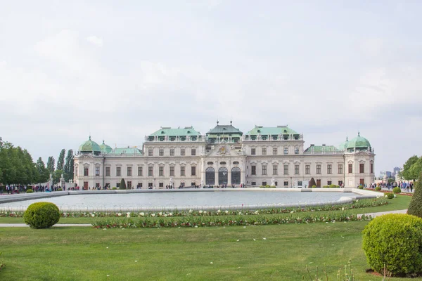 Schöne Aussicht Auf Das Schloss Belvedere Wien Österreich — Stockfoto