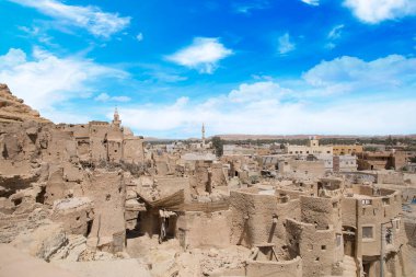 Siwa, Mısır 'daki eski Siwa vahasının güzel manzarası.