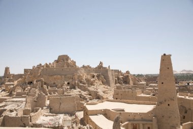 Siwa, Mısır 'daki eski Siwa vahasının güzel manzarası.