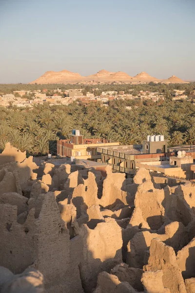 Вид Старый Город Сива Сиве Египет — стоковое фото