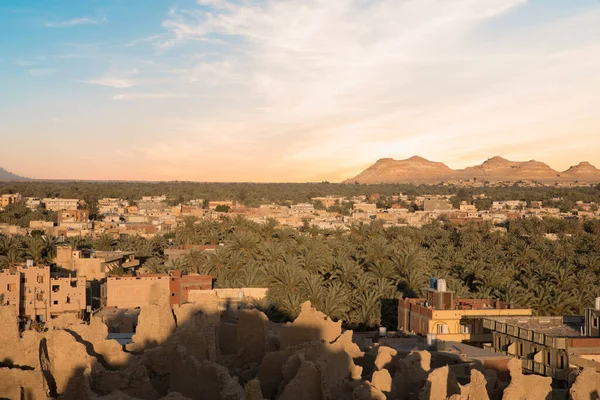 stock image Beautiful view of the Old town of Siwa Oasis in Siwa, Egypt