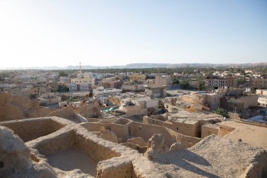 Siwa, Mısır 'daki eski Siwa vahasının güzel manzarası.