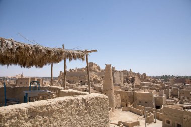 Siwa, Mısır 'daki eski Siwa vahasının güzel manzarası.