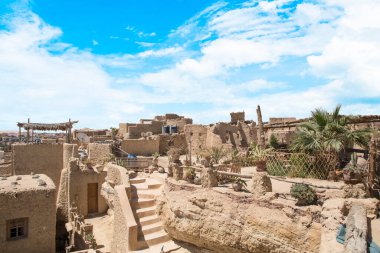 Siwa, Mısır 'daki eski Siwa vahasının güzel manzarası.