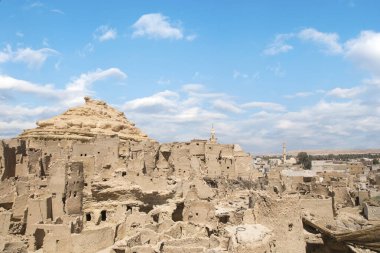 Siwa, Mısır 'daki eski Siwa vahasının güzel manzarası.