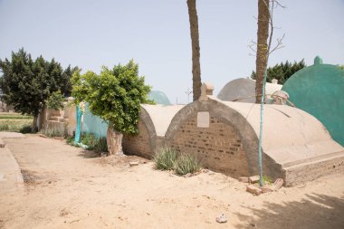 Mısır, Kahire yakınlarındaki geleneksel köy mezarlığı