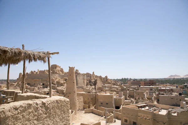 Siwa, Mısır 'daki eski Siwa vahasının güzel manzarası.