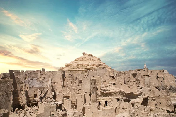 stock image Beautiful view of the Old town of Siwa Oasis in Siwa, Egypt