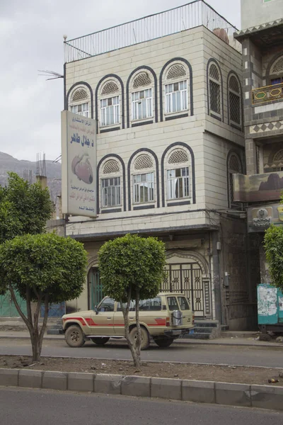 Ibb Yemen December Gyönyörű Kilátás Jemen Jellegzetes Építészetére December 2014 — Stock Fotó