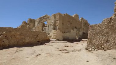 Siwa Oasis, Mısır 'daki Kahin Tapınağı' nın güzel manzarası