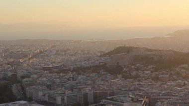 Atina 'nın güzel manzarası, Yunanistan