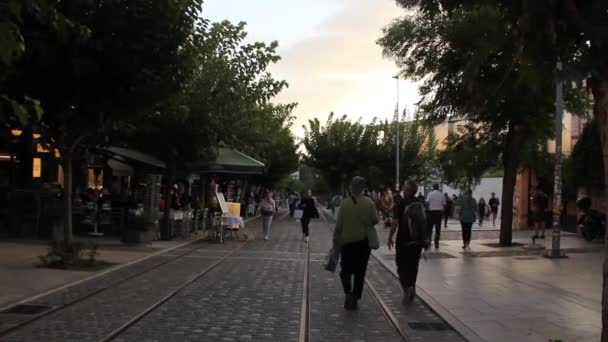 アテネの街での生活 — ストック動画