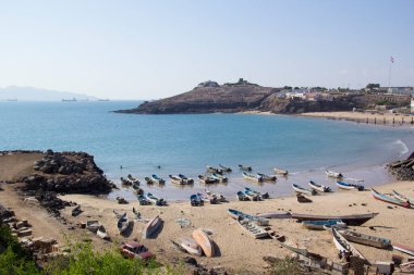 Yemen, Aden Körfezi güzel görünüm gün batımında